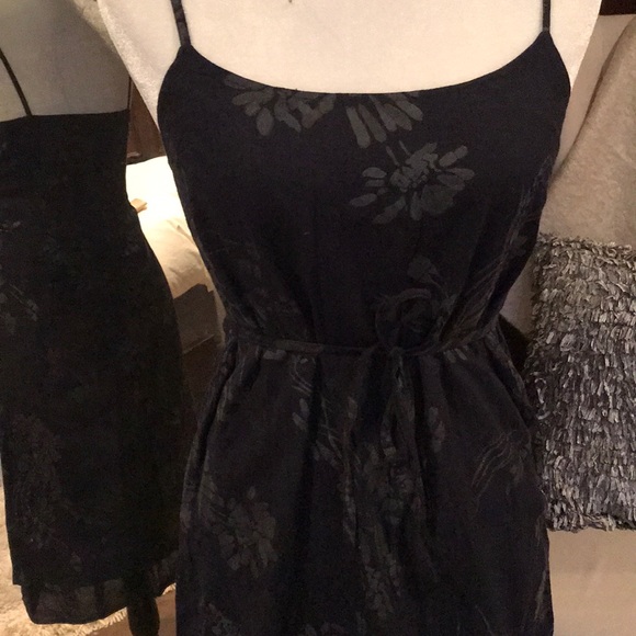 DKNY Essentials blue floral print dress NWOT - Picture 2 of 8